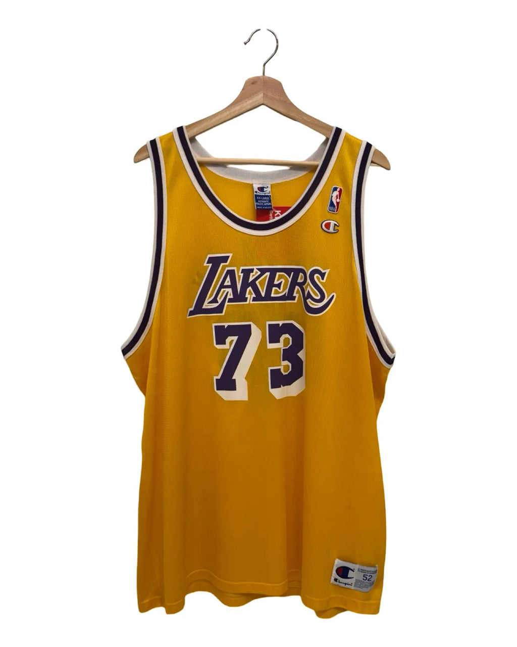 Vintage 90s Dennis Rodman Lakers 73 Champion Jersey product image 1