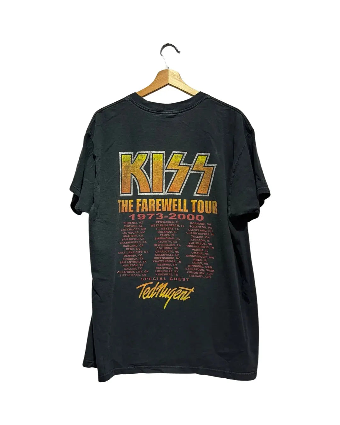 Vintage 1999 KISS Farewell Ted Nugent Tour Tee product image 2