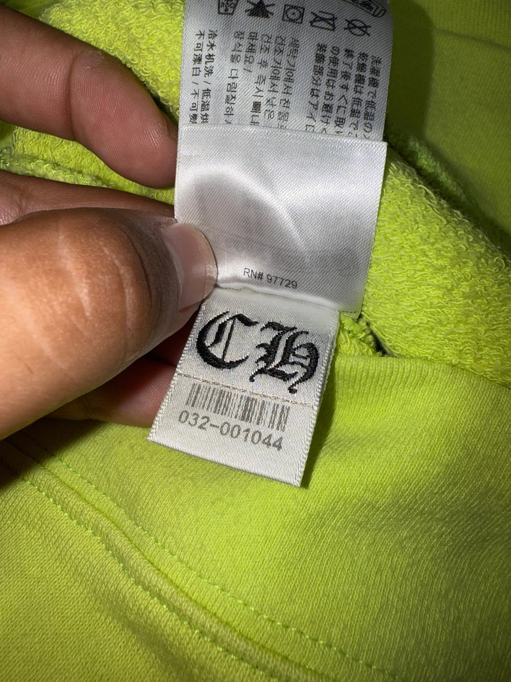 Chrome Hearts Matty Boy Lime Green Hoodie product image 8