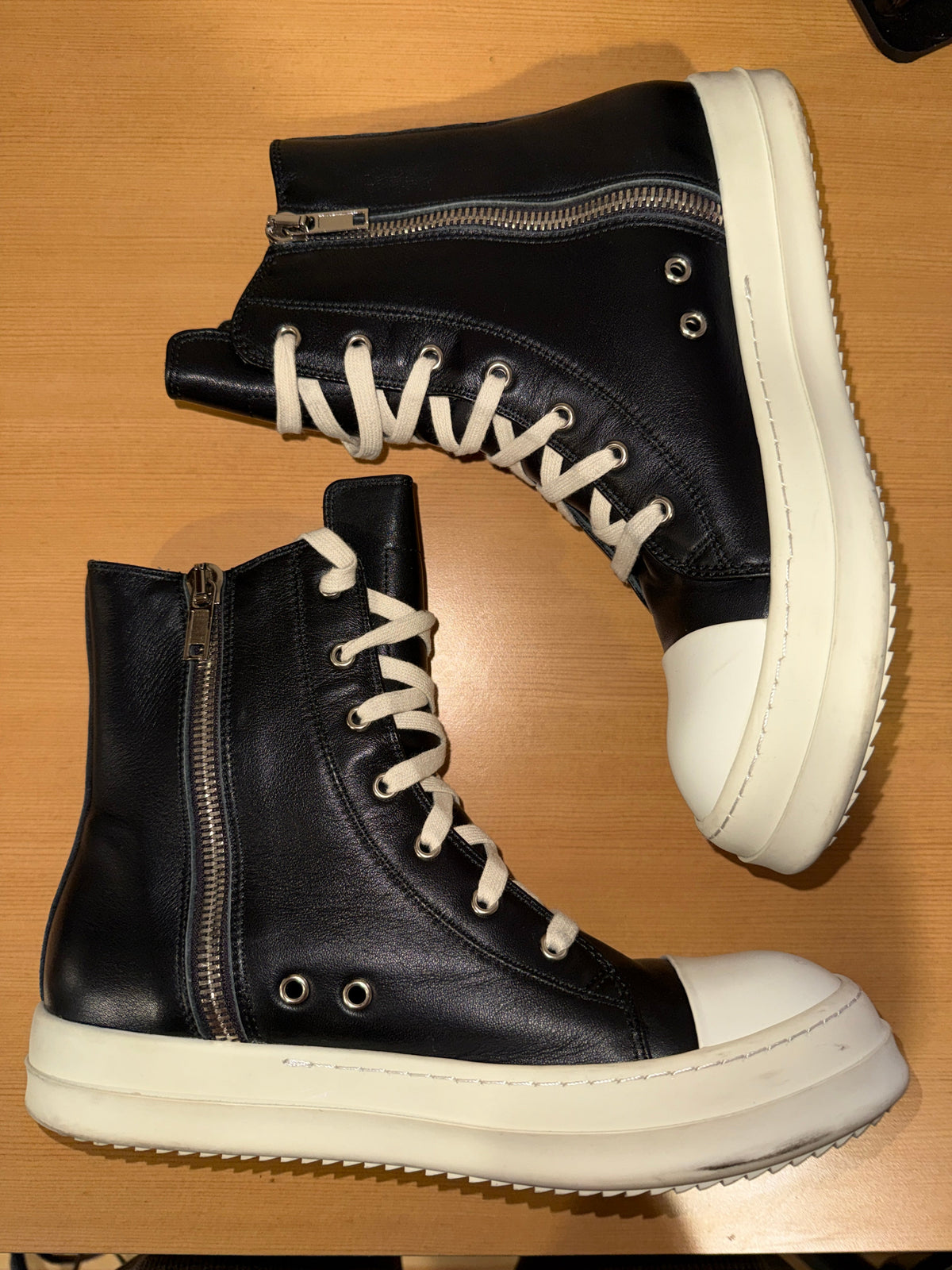 Size 8 Rick Owens Mainline Ramones High
