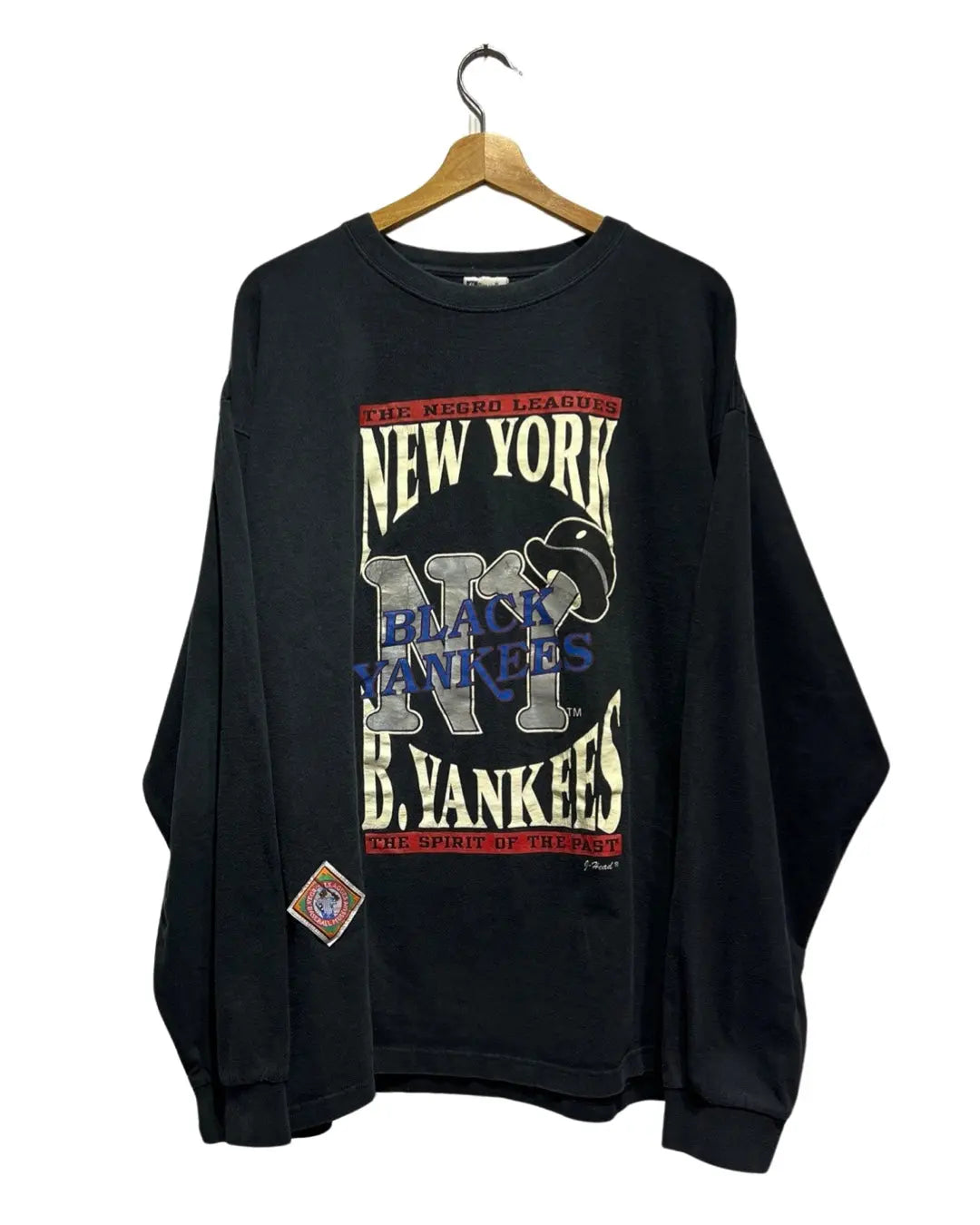 Vintage 90s New York Black Yankees Negro Leagues L/S Tee product image 1