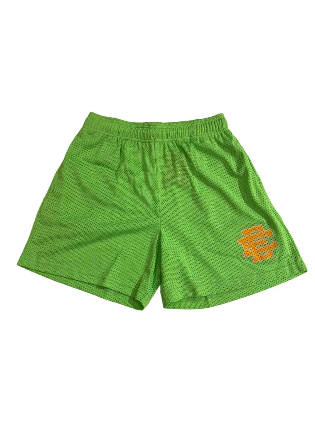 Archive Eric Emanuel Orange & Green Logo Shorts product image 1