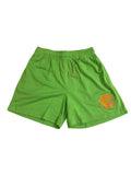 Archive Eric Emanuel Orange & Green Logo Shorts product image 1