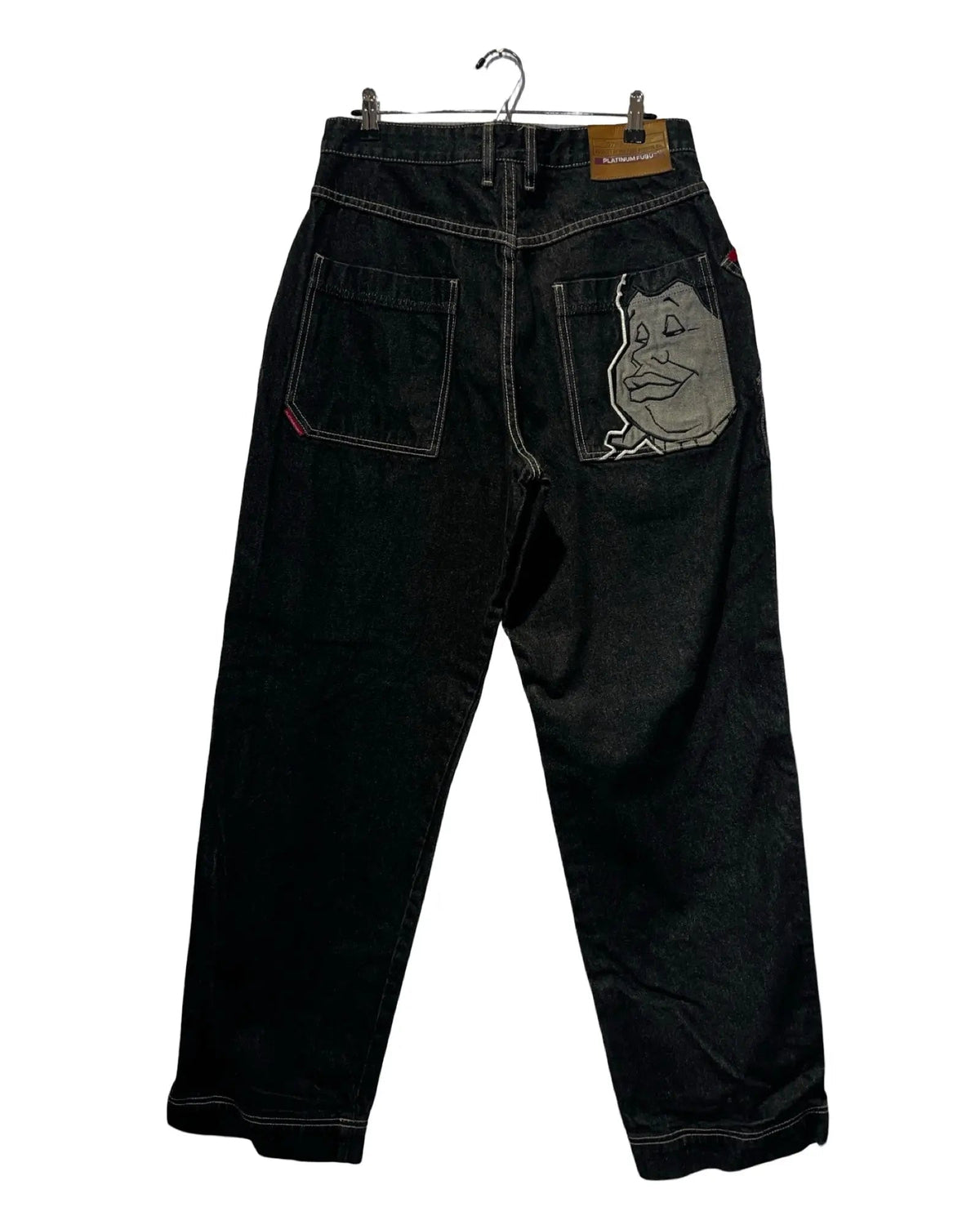 34 x 30 Platinum Fubu x Fat Albert 90s Denim Jeans