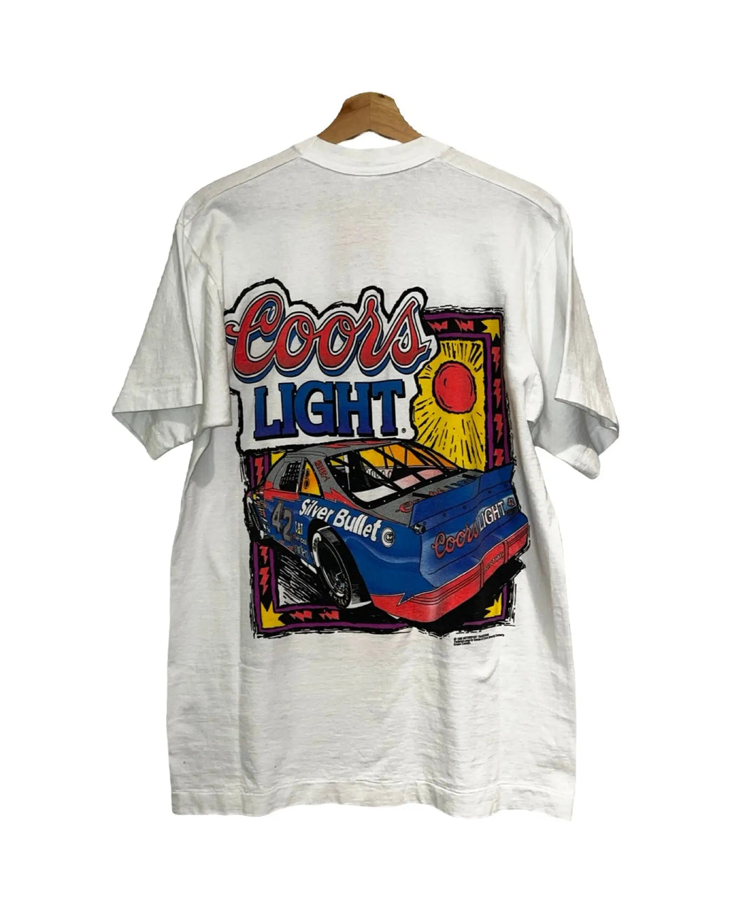 Vintage 90s Nascar Kyle Petty Coors Light Signed Tee product image 2