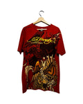 BJ ed hardy red short sleeve aop