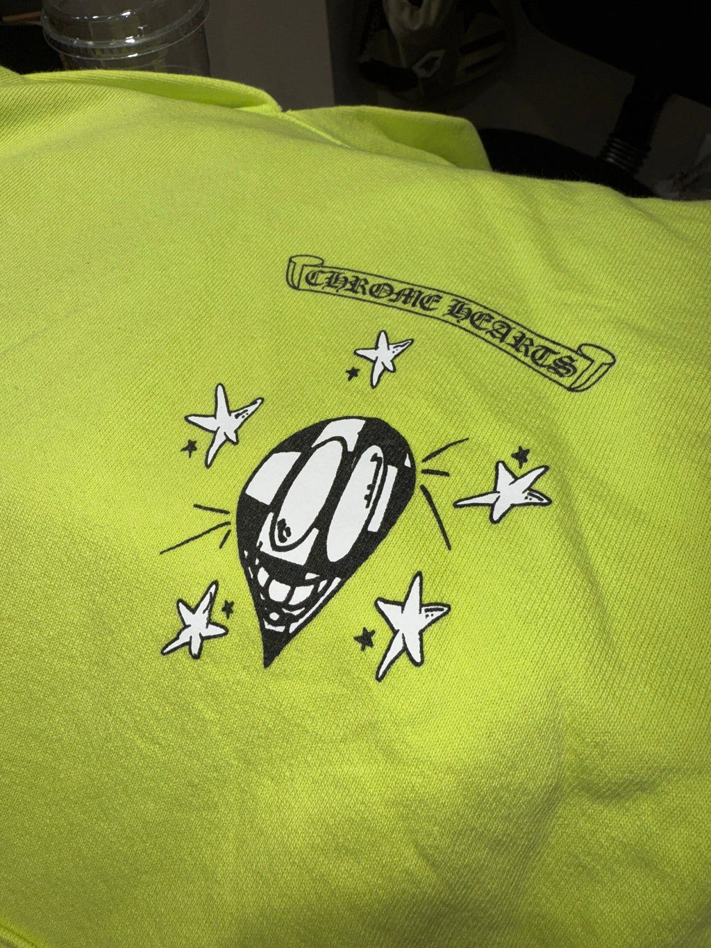 Chrome Hearts Matty Boy Lime Green Hoodie product image 4