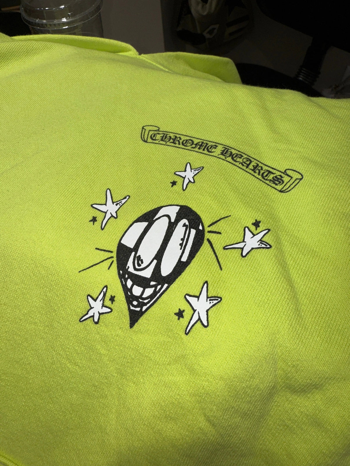 Chrome Hearts Matty Boy Lime Green Hoodie product image 4