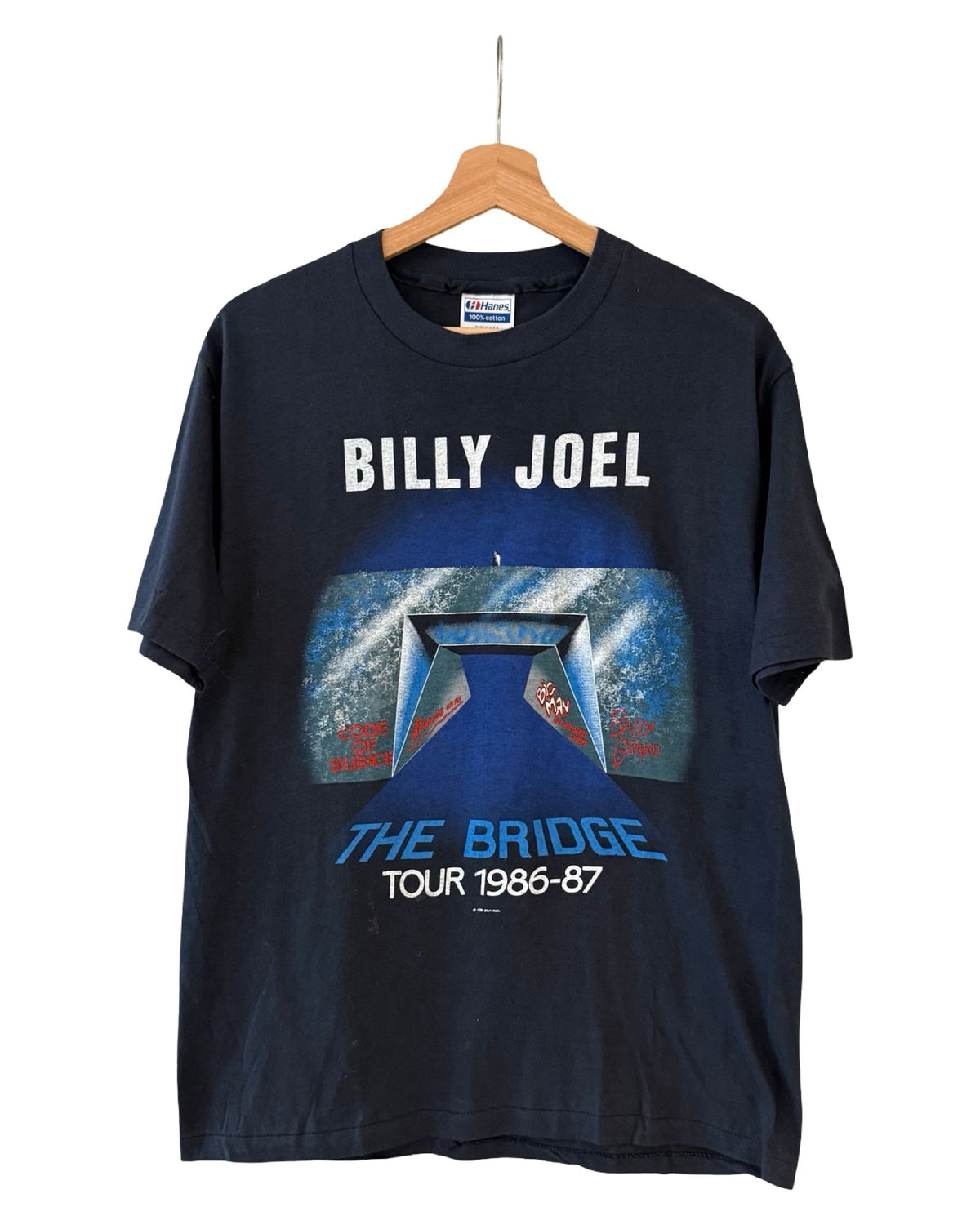 Vintage 1986 Billy Joel The Bridge Band Tour Tee product image 1