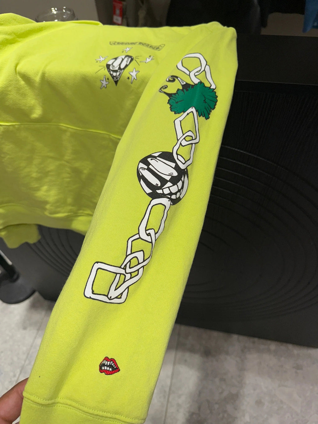 Chrome Hearts Matty Boy Lime Green Hoodie product image 6