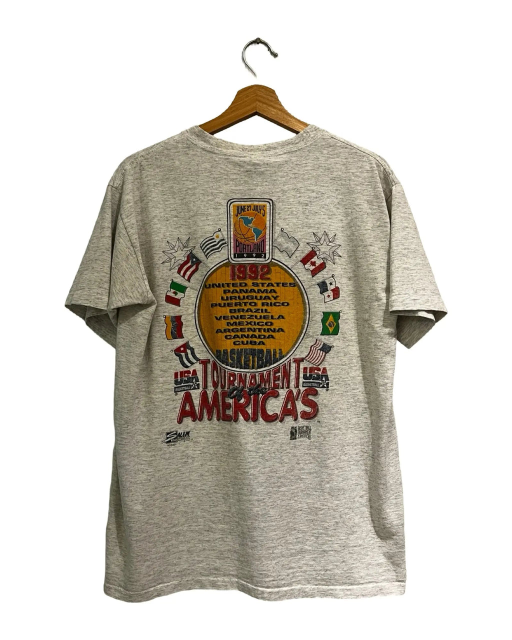 Vintage 1992 NBA USA Dream Team Double Sided Tee product image 2