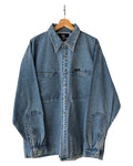 Vintage 90s Wu-Tang Clan Wu-Wear Chain Stitch Denim Shirt product image 1
