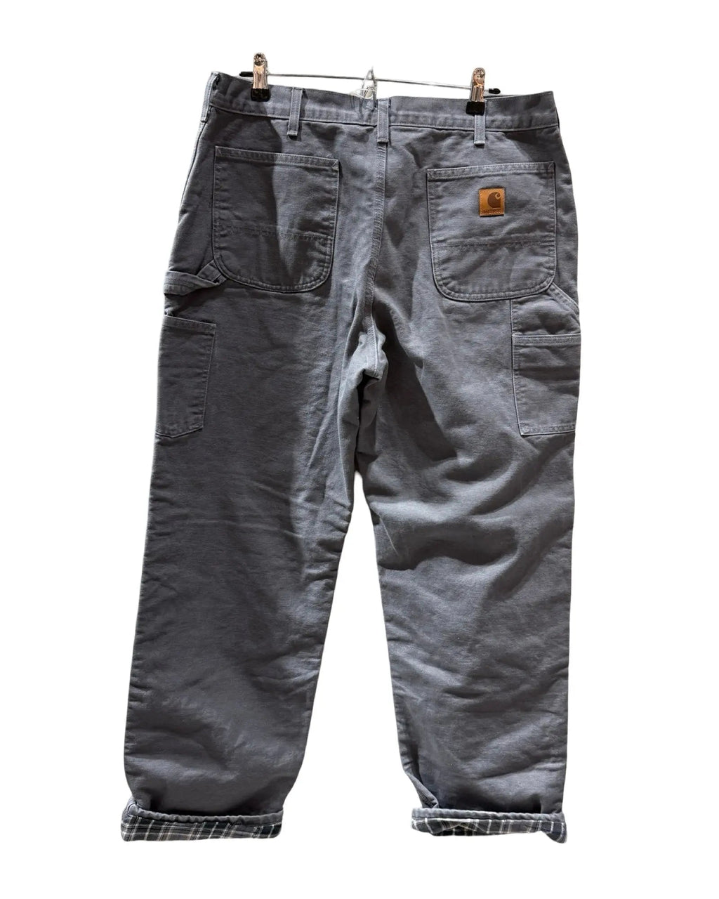 Vintage Carhartt Gray Flannel Lined Carpenter Pants product image 2