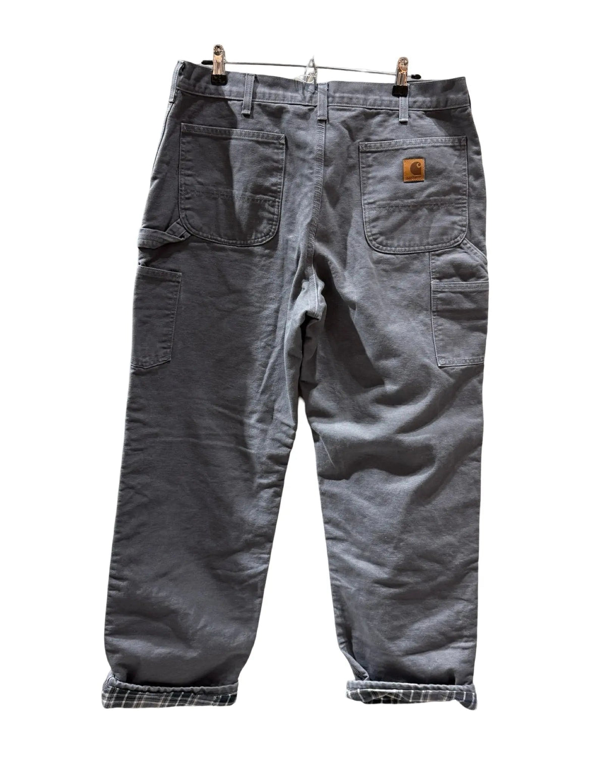 Vintage Carhartt Gray Flannel Lined Carpenter Pants product image 2