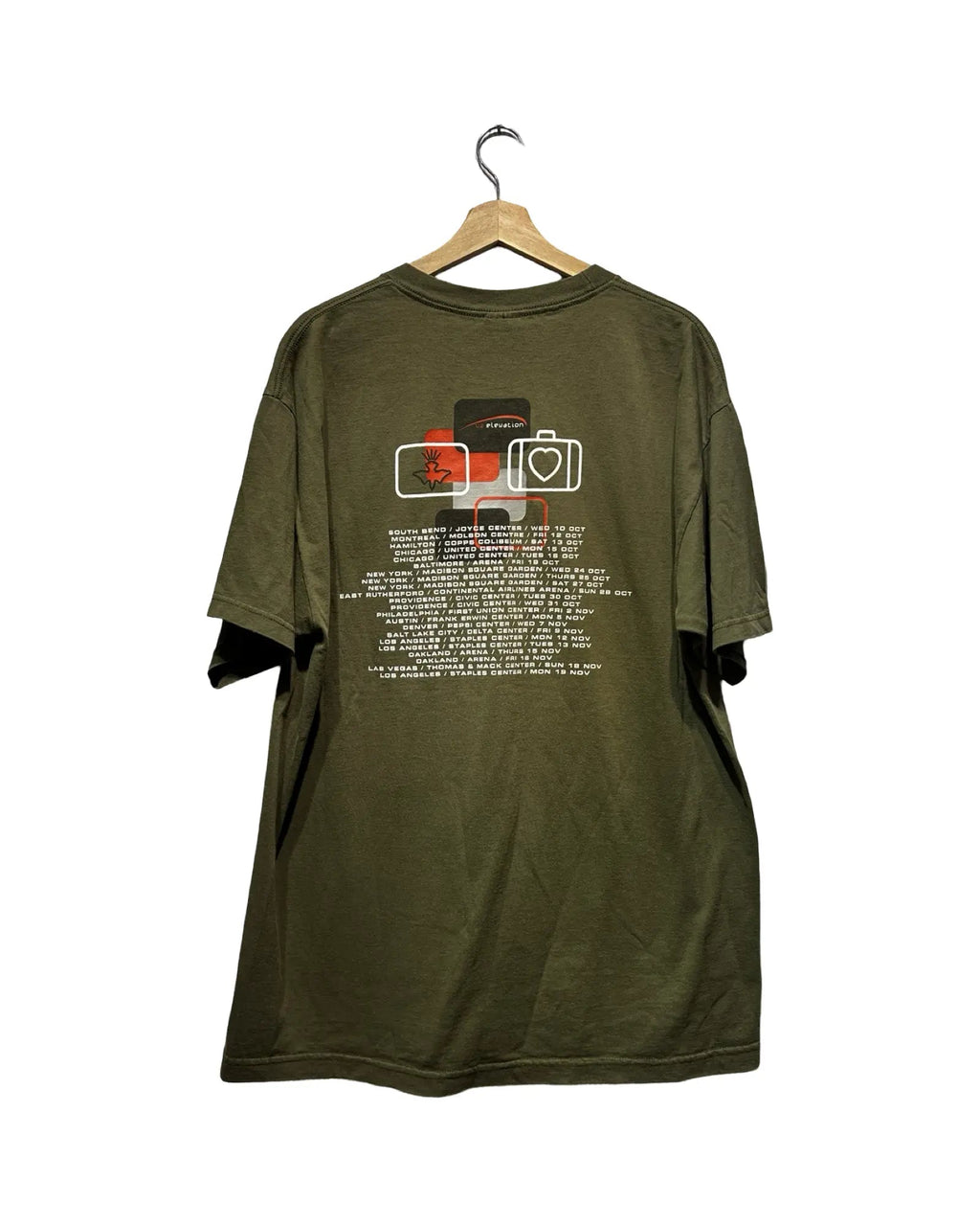 Vintage 2001 U2 Elevation Tour Tee product image 2
