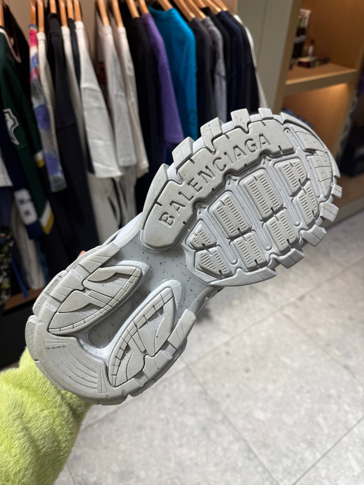 Balenciaga Medium Grey Track Runners Size 10