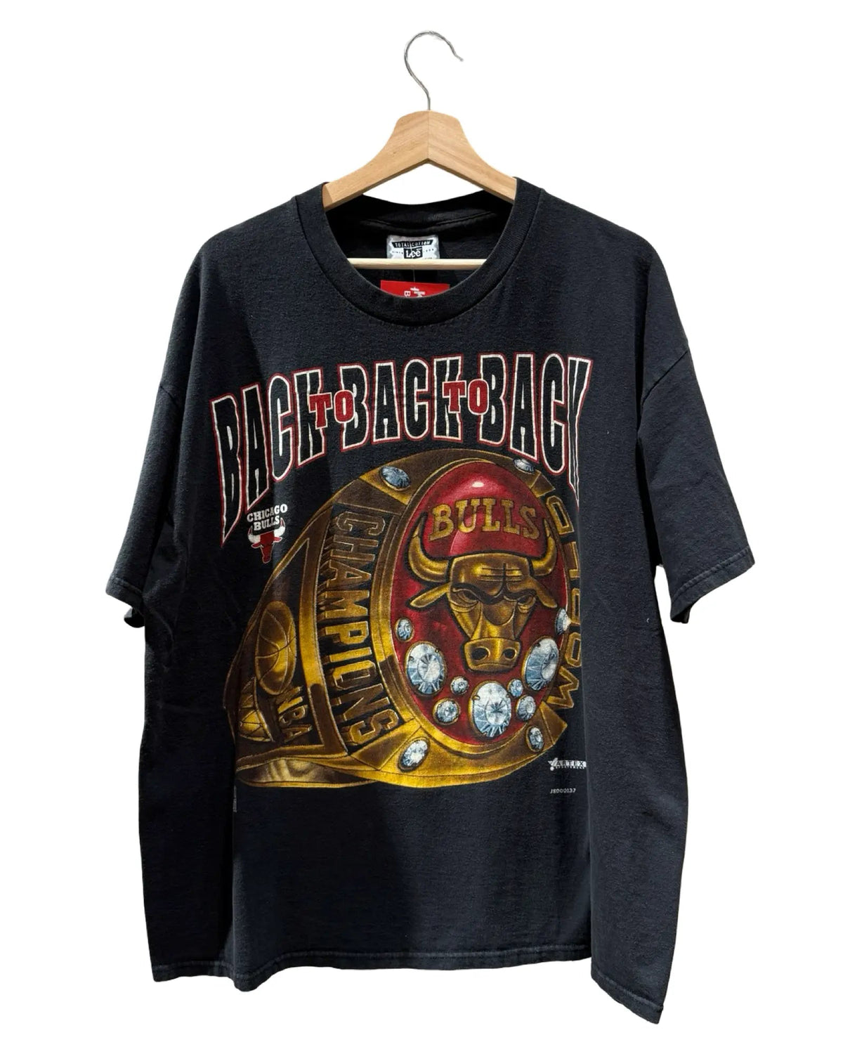 Vintage 1996 Chicago Bulls Back 2 Back Ring Tee