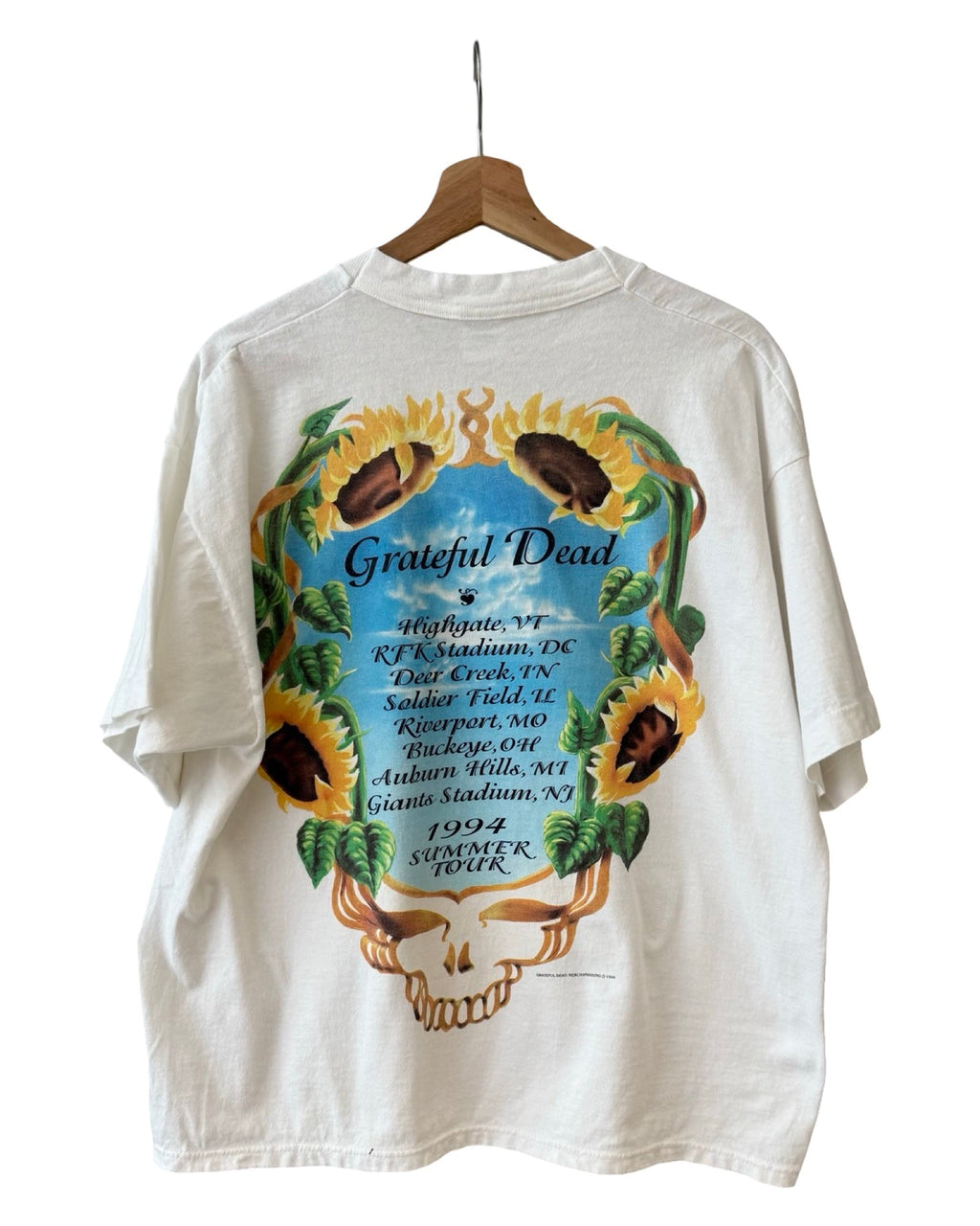 Vintage 1994 Grateful Dead Summer Sunflower Tour Tee product image 2
