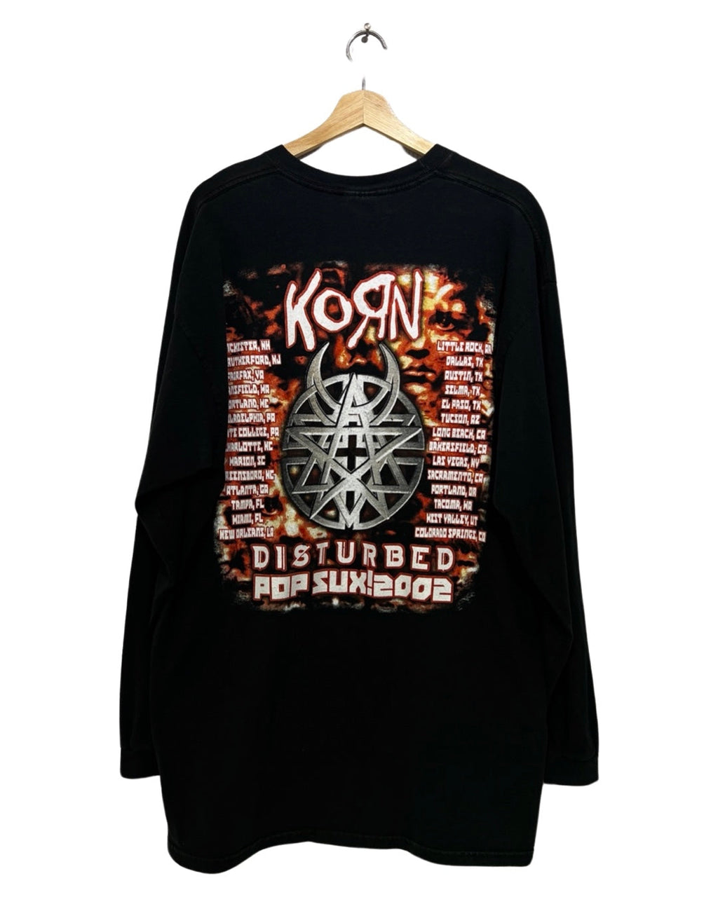 Vintage 2002 Korn x Disturbed Pop Sux Tour L/S Tee product image 2