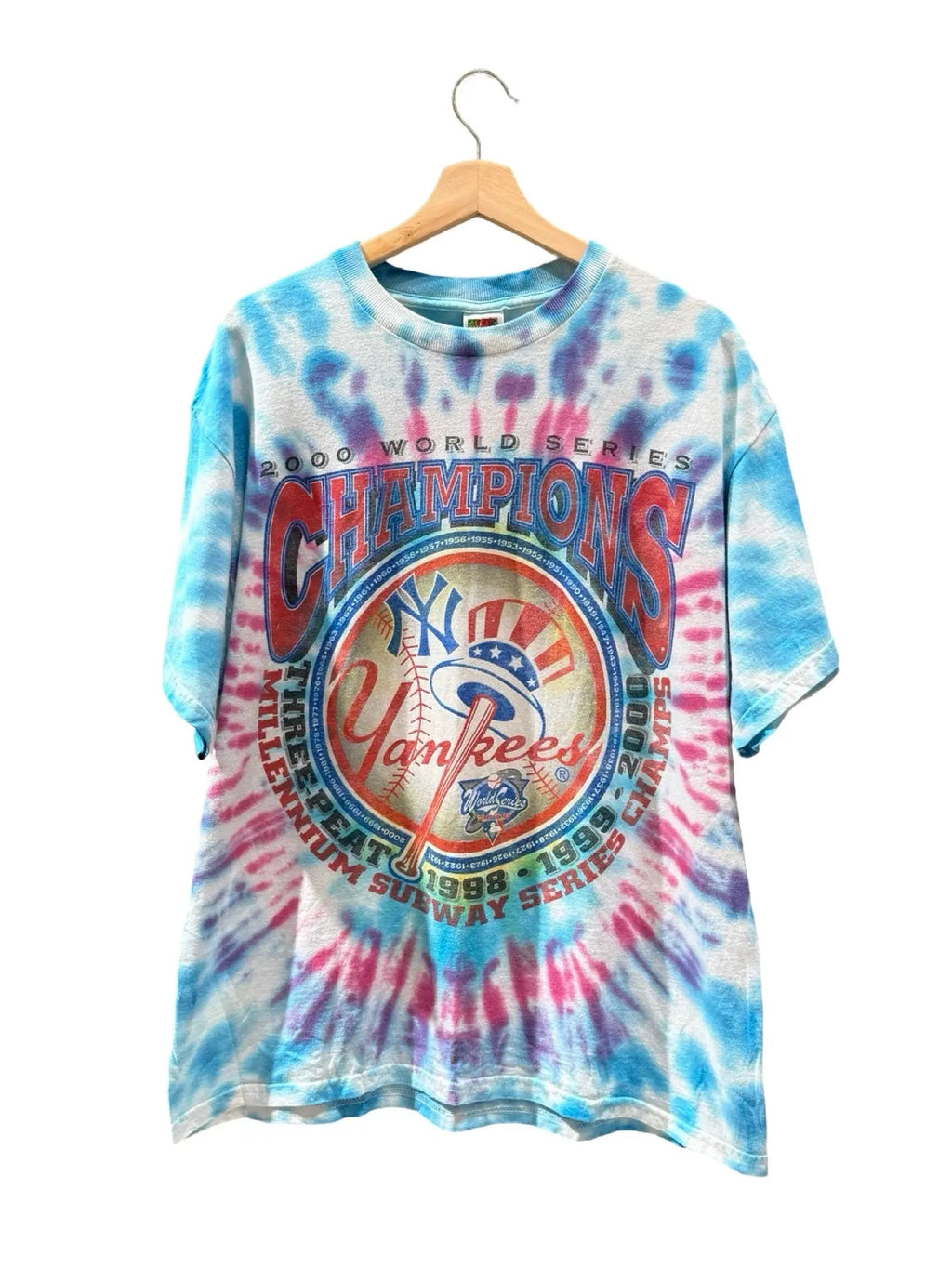 Vintage Rare 2000 New York Yankees World Series Tye Dye Tee product image 1