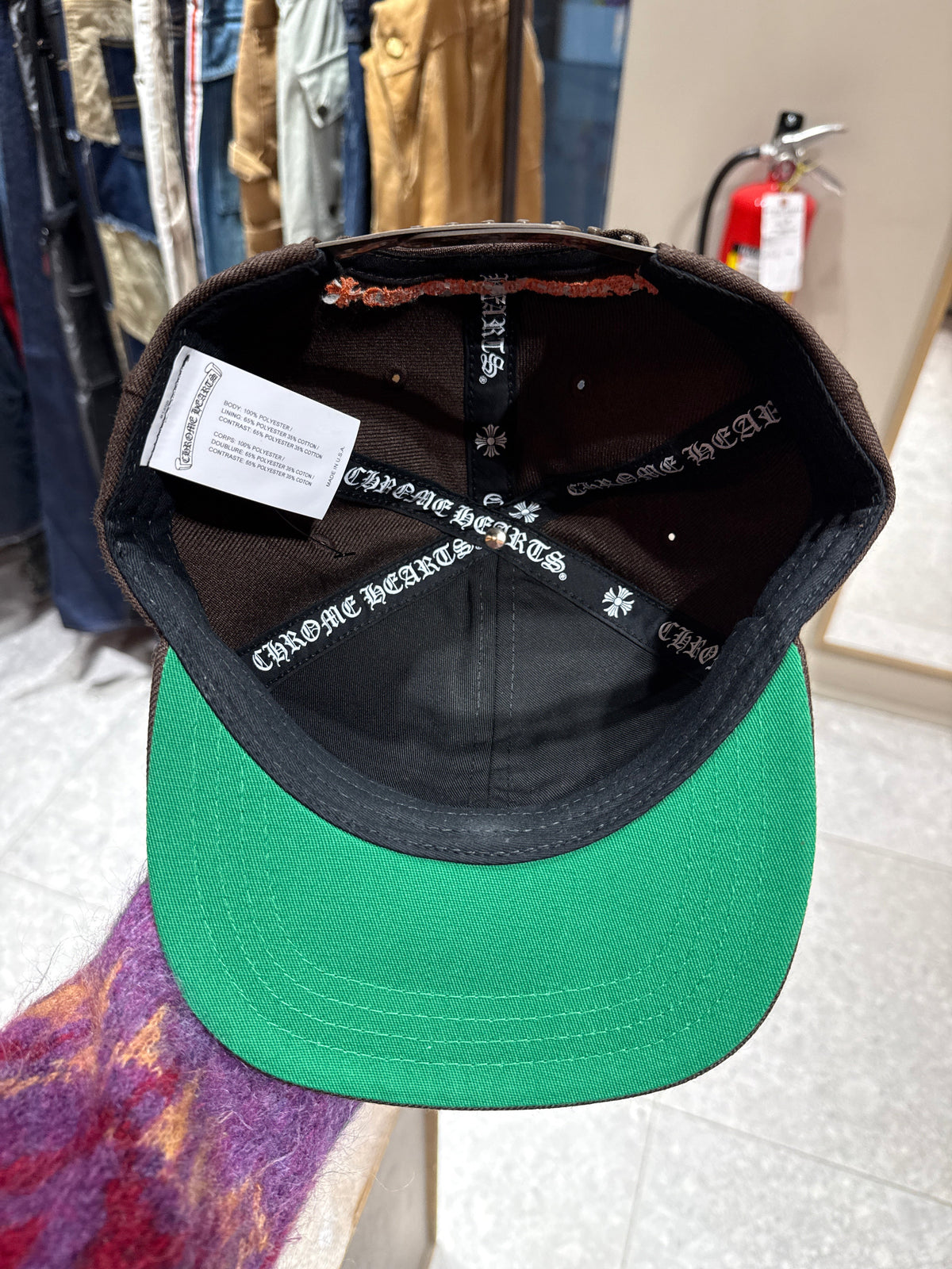 Chrome Hearts Brown & Orange Snapback
