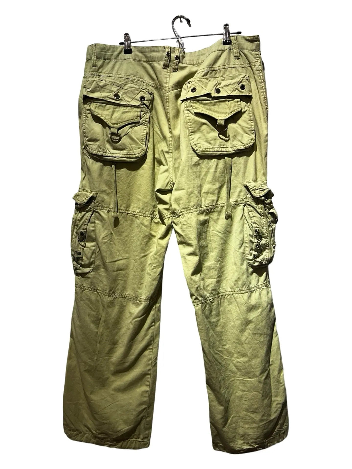 40 x 33 Vintage 90s Washed Green Rave Cargo Pants product image 2