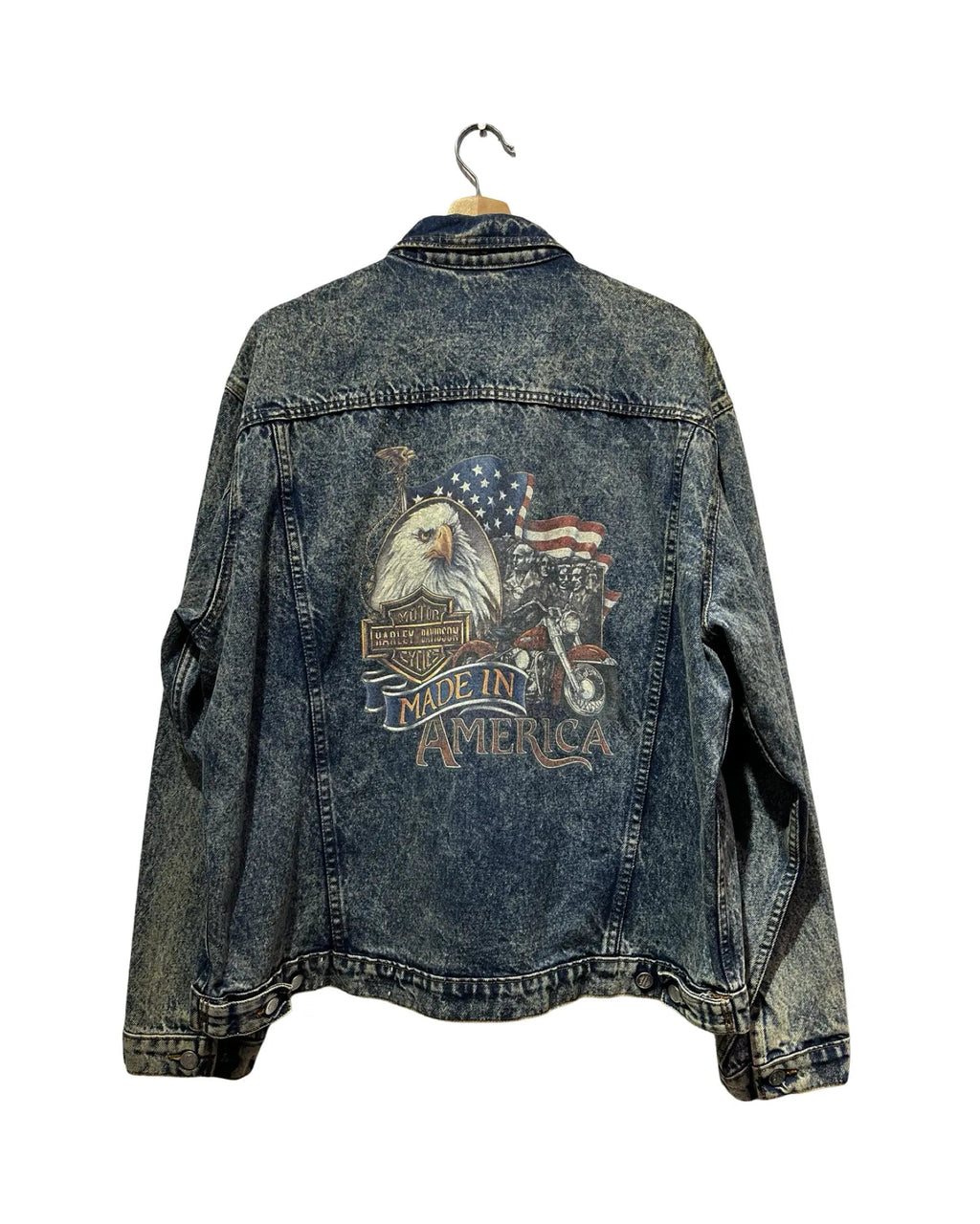 Vintage Harley Davidson Eagle Denim Jacket product image 1