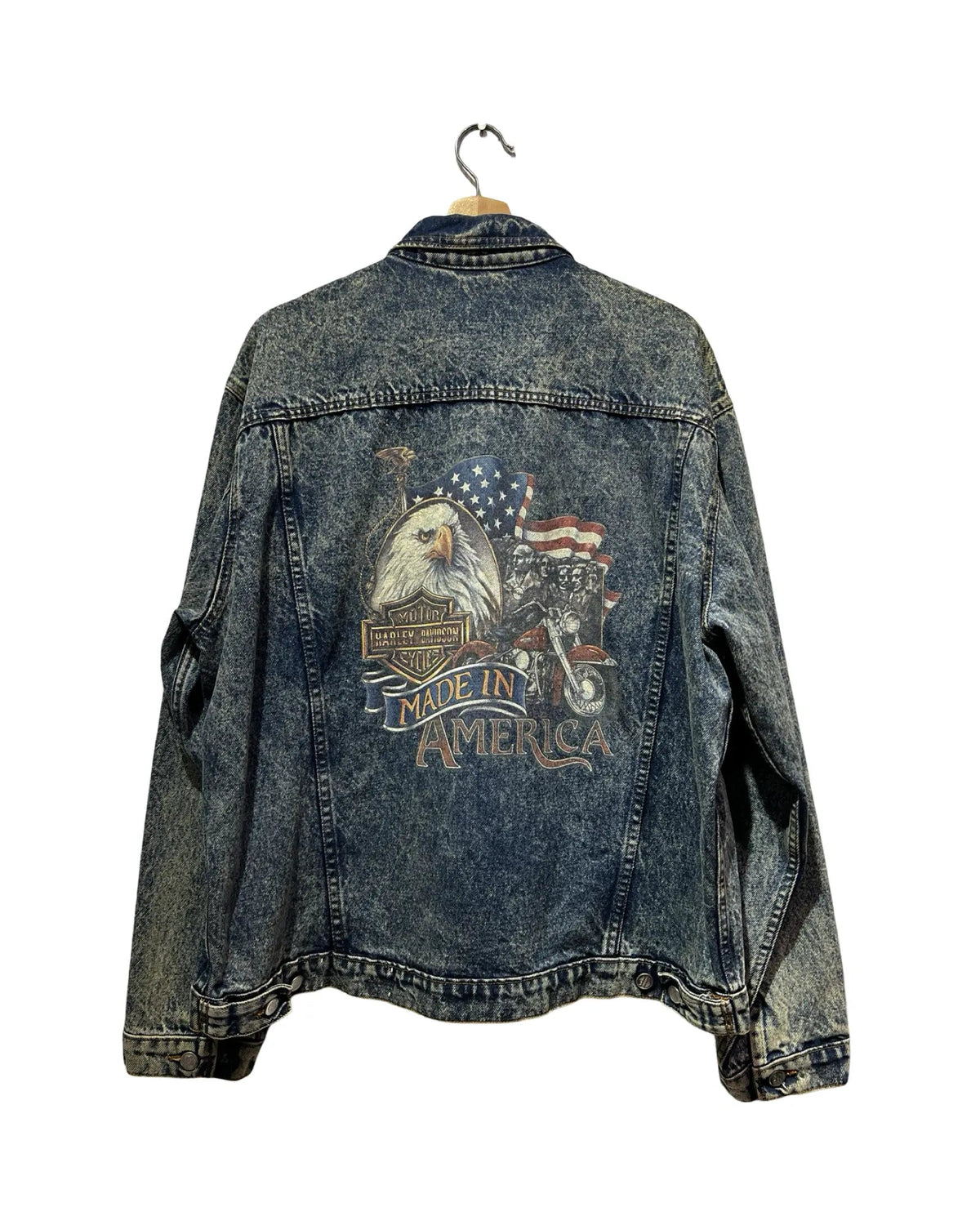 Vintage Harley Davidson Eagle Denim Jacket product image 1