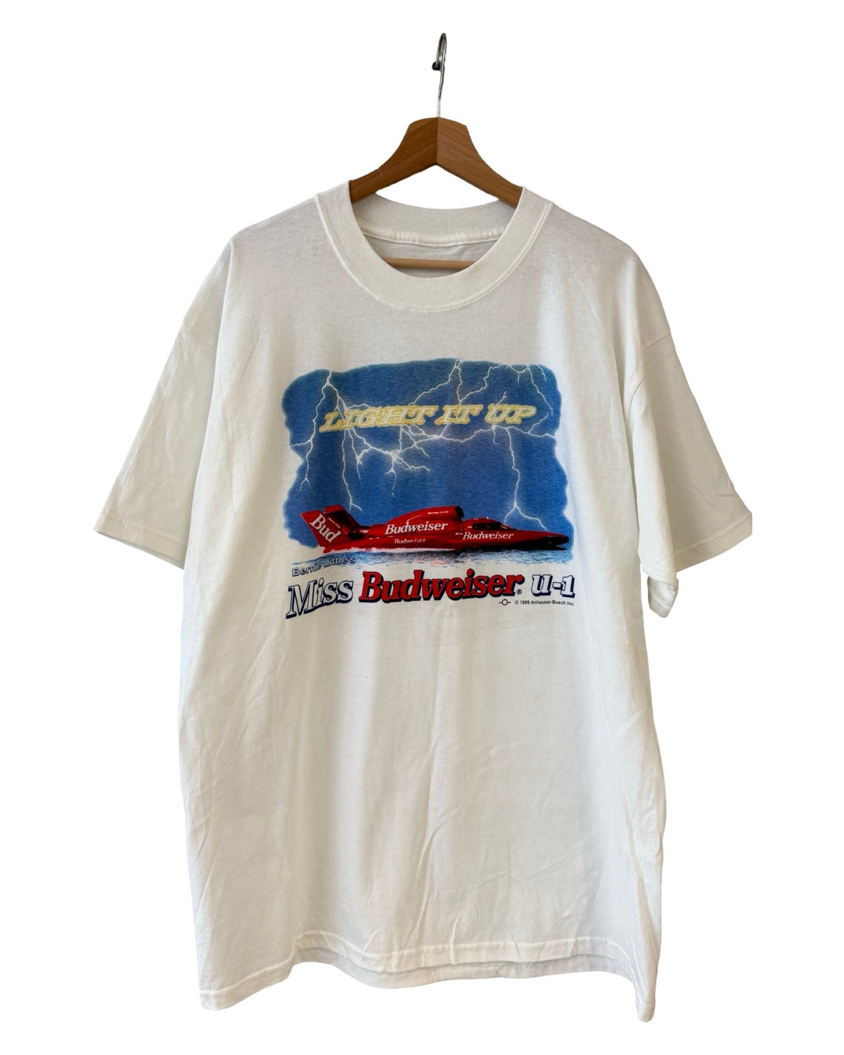 Vintage 1999 Budweiser Light It Up Tee product image 1