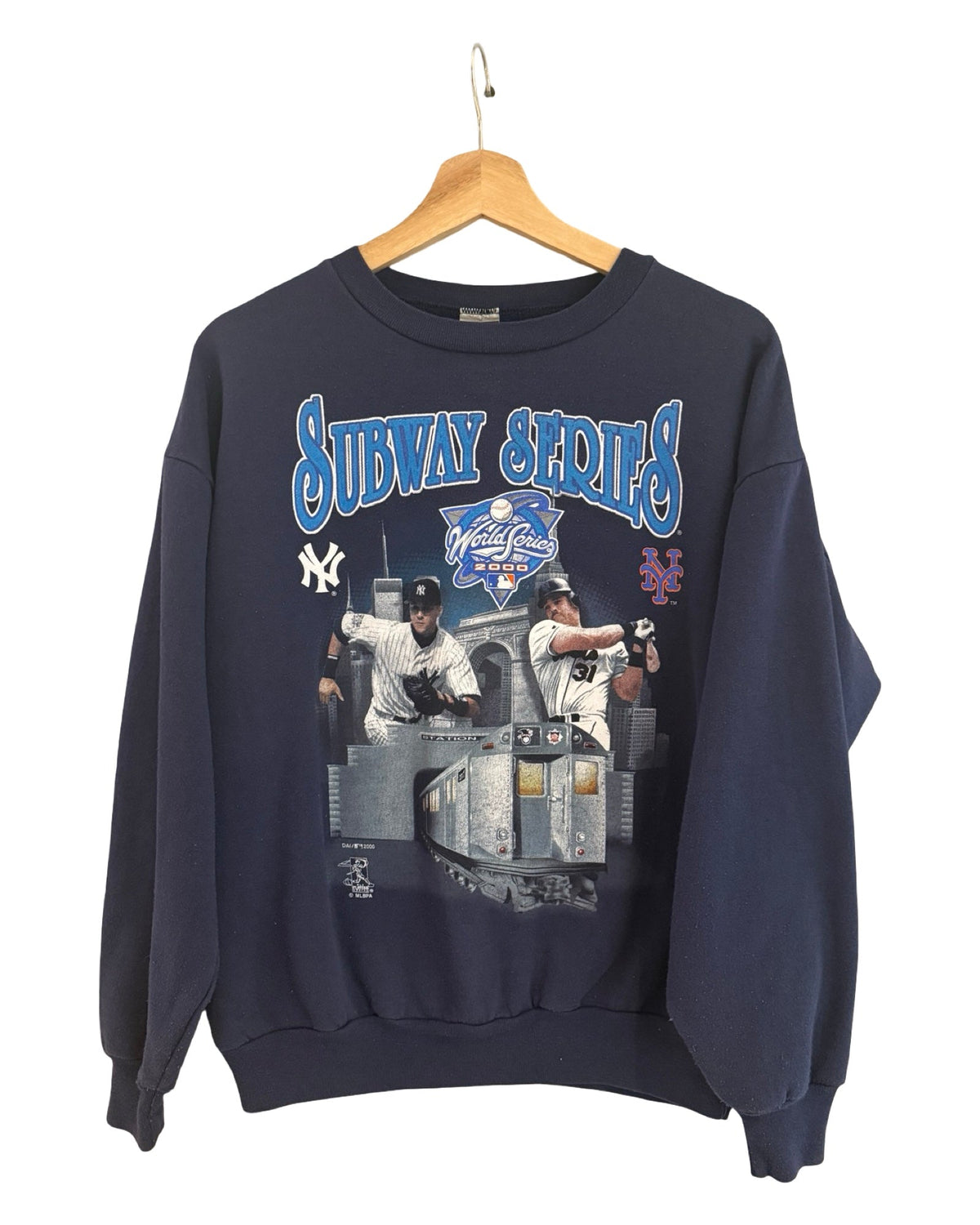 Vintage 2000 Subway Series Yankees Mets Crewneck