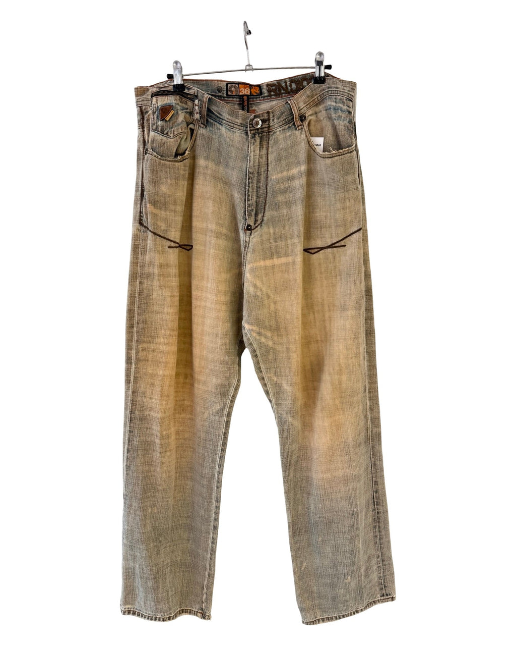 36 x 34 Vintage y2k Akademiks Faded Blue Jeans