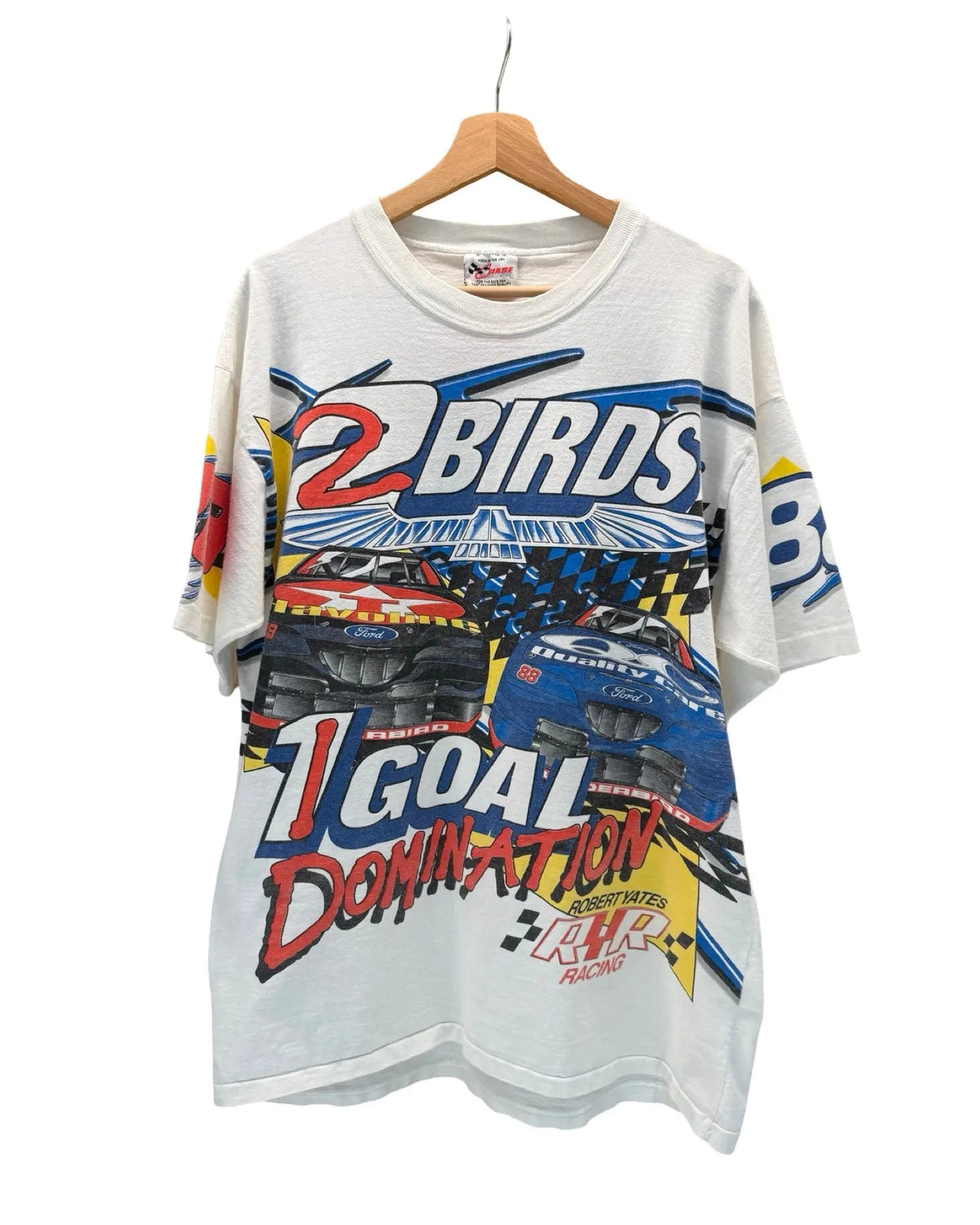 Vintage 90s Nascar Robert Yates All Over Print Tee product image 1