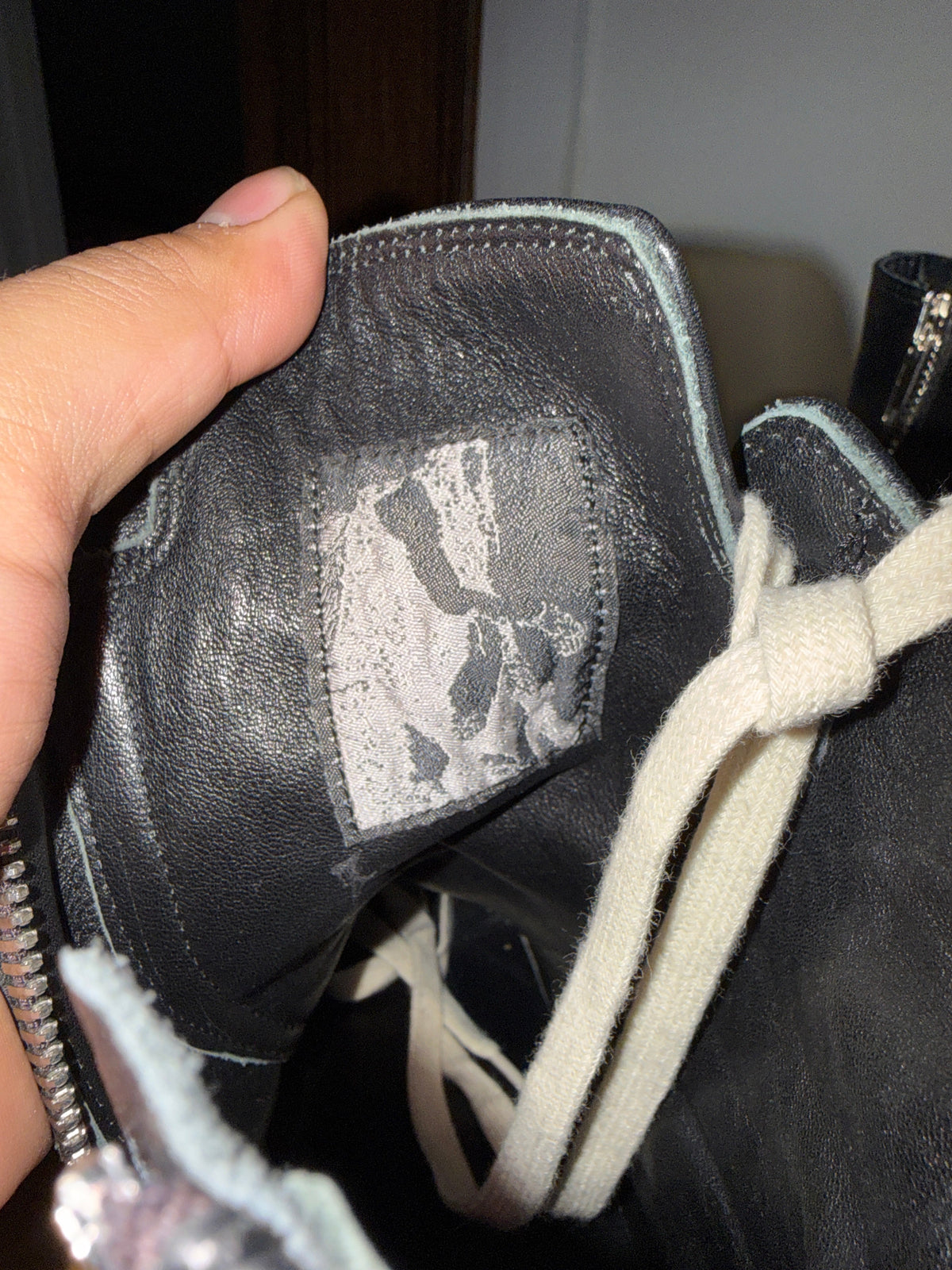 Size 8 Rick Owens Mainline Ramones High