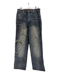 32 x 32 Vintage Sean John Baggy Patchwork Denim Jeans