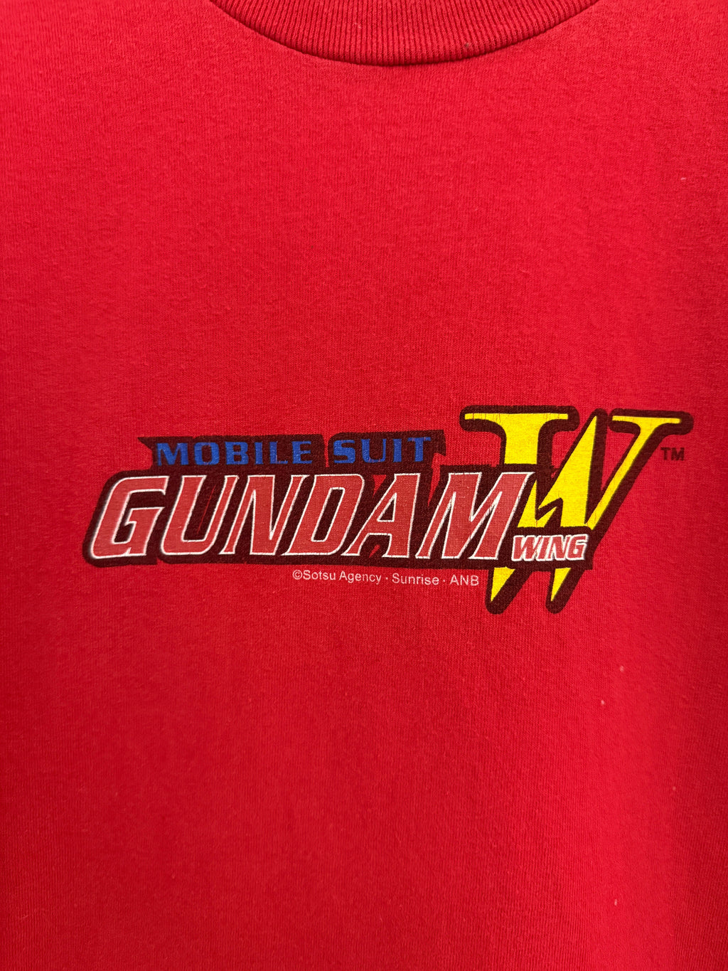 Vintage 2002 Gundam Wing Red Anime Promo Tee product image 4