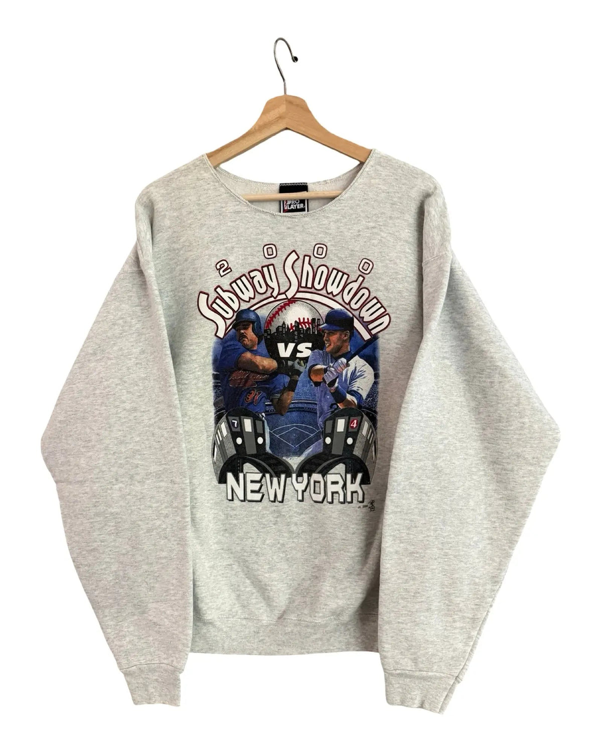 Vintage 2000 Subway Showdown Yankees Mets Crewneck