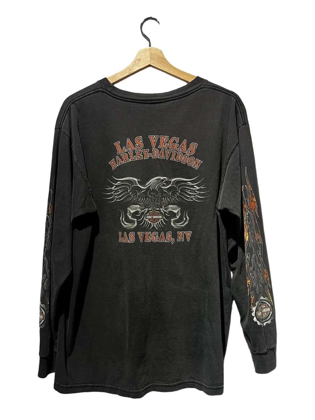 Vintage 2003 Harley Davidson Flames L/S Tee product image 2