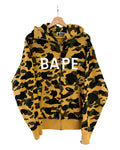 Vintage Y2K Bape A Bathing Ape Green Camo Full Zip Up Hoodie product image 1