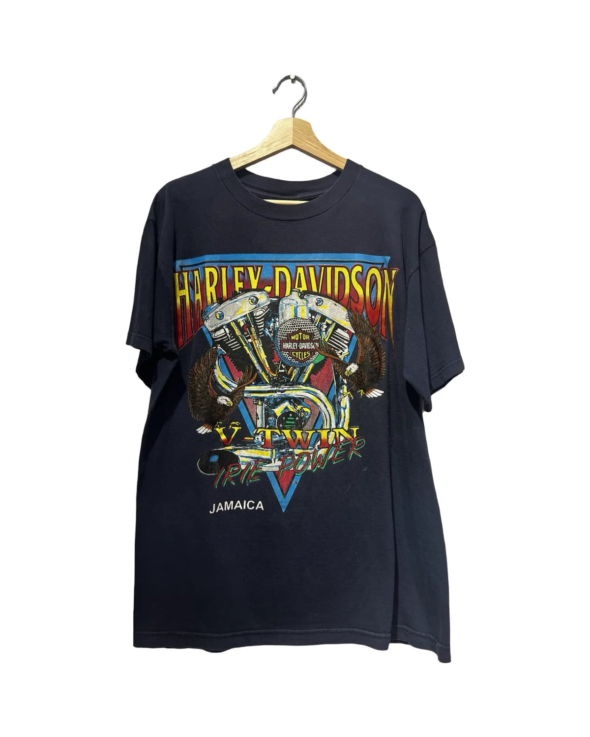 Vintage 90s Harley Davidson V-Twin Power Jamaica Tee product image 1