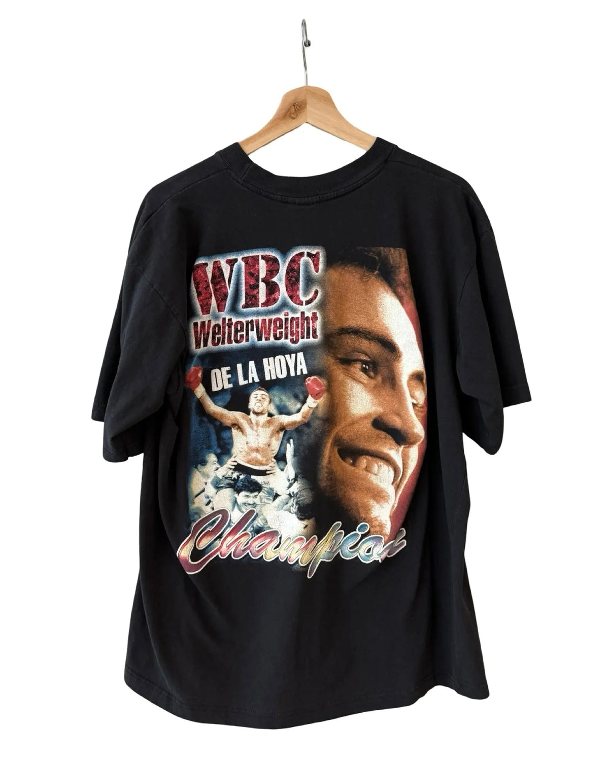 Vintage 90s Oscar De La Hoya Boxing Rap Tee product image 2