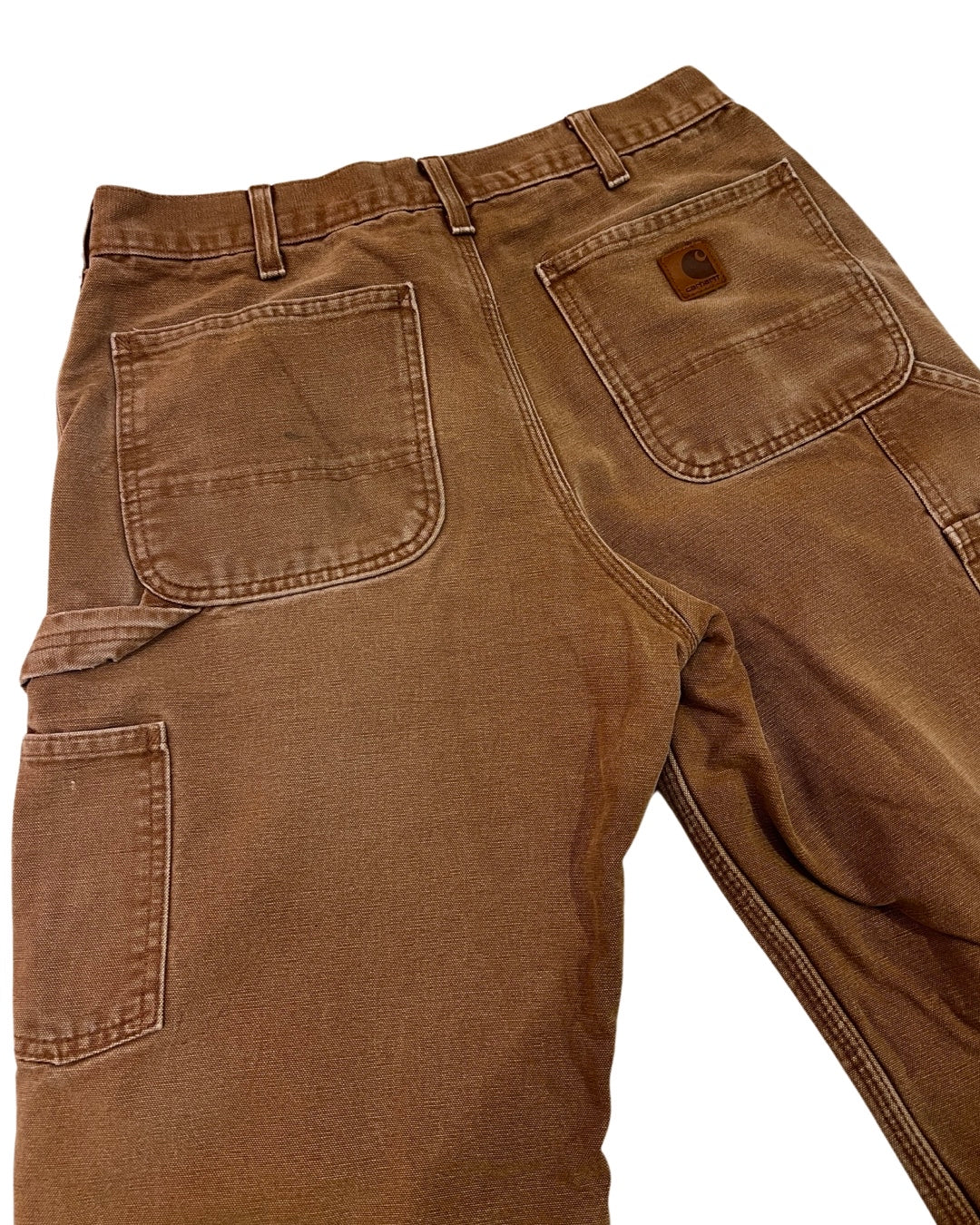 32 x 32 Vintage Carhartt Tan Flannel Lined Pants product image 3