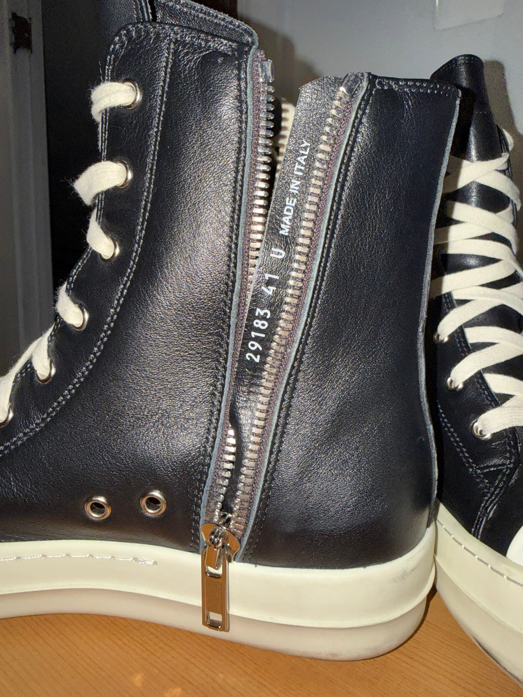 Size 8 Rick Owens Mainline Ramones High