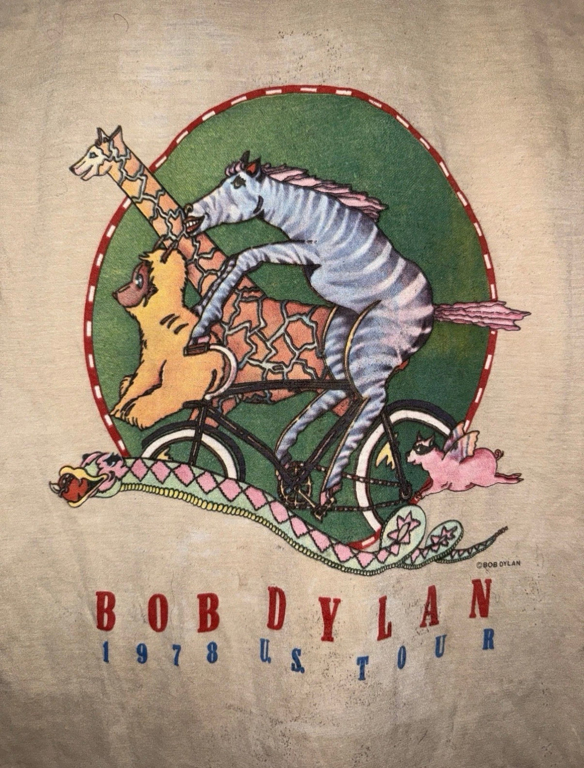 Vintage 1978 Bob Dylan US Band Tour Tee product image 3