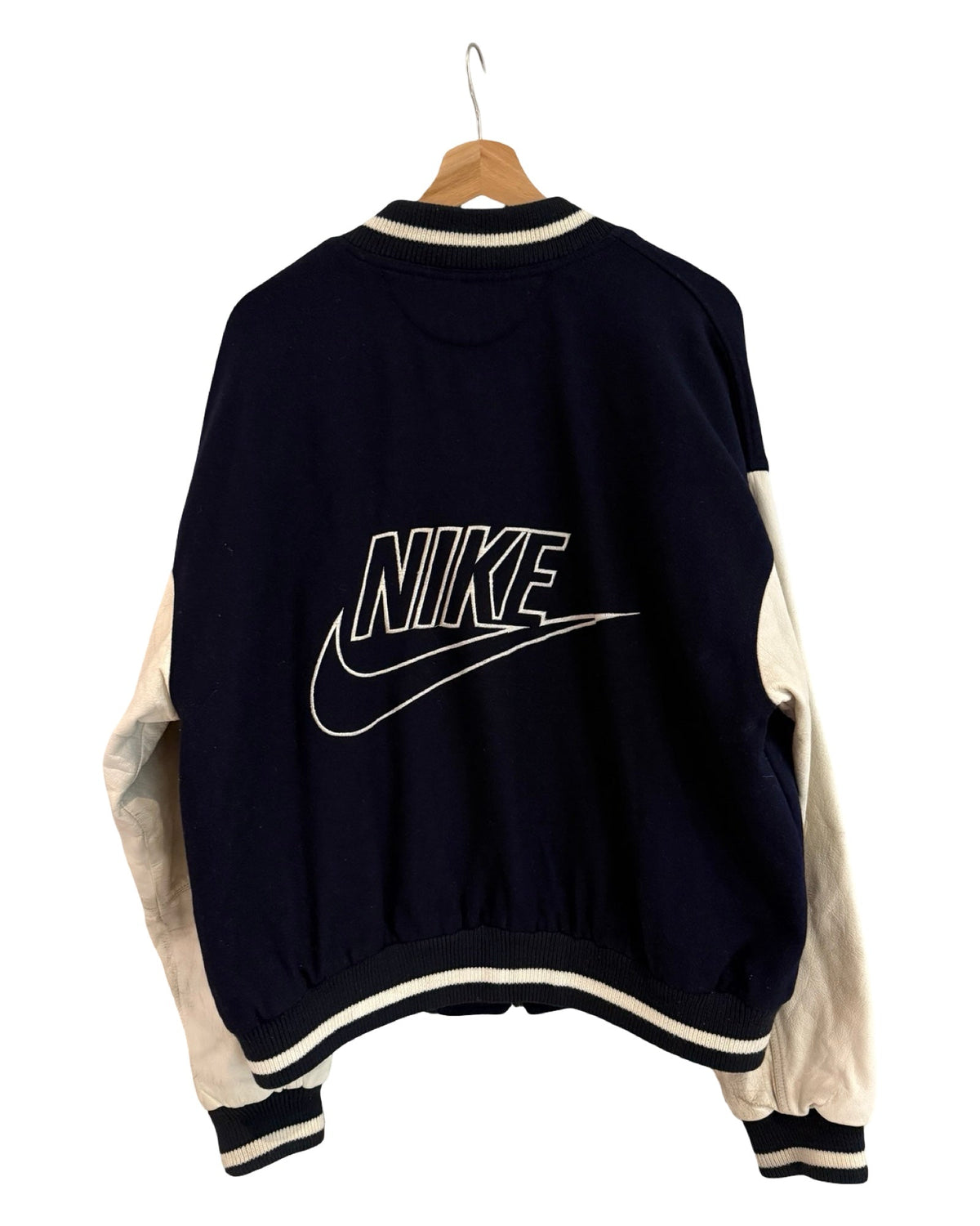 Vintage 80s Nike Blue Varsity Jacket product image 2