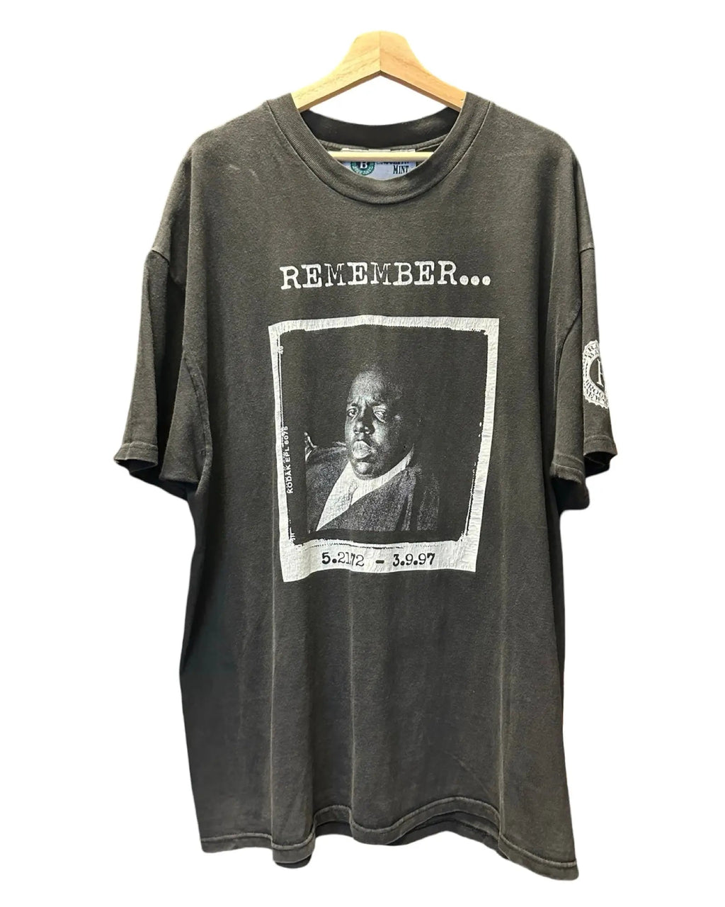 Vintage 1997 Notorious BIG Memorial Biggie Rap Tee product image 1