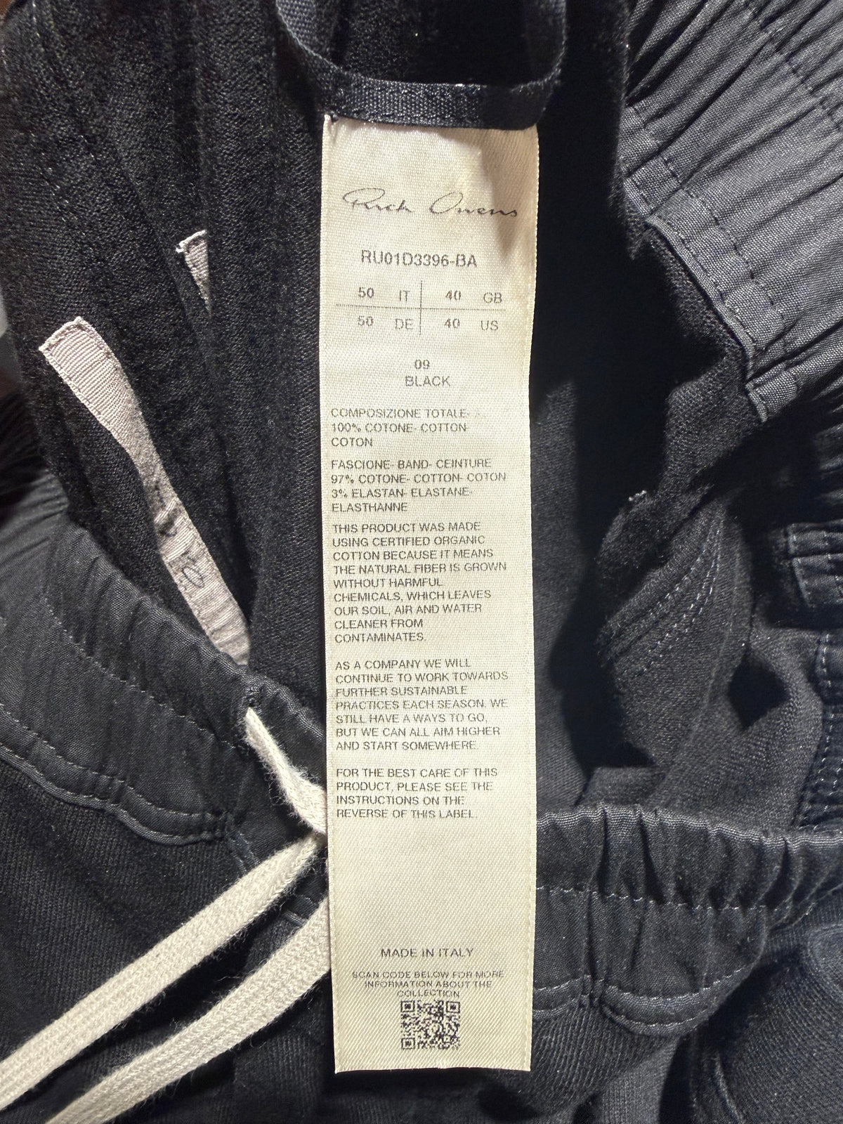 Rick Owen’s SS24 Mastodon LIDO Cargo Jogger Pants product image 7