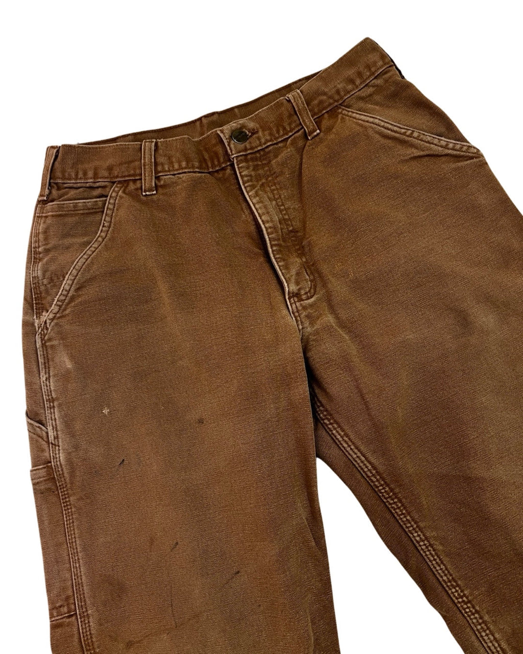 32 x 32 Vintage Carhartt Tan Flannel Lined Pants product image 4