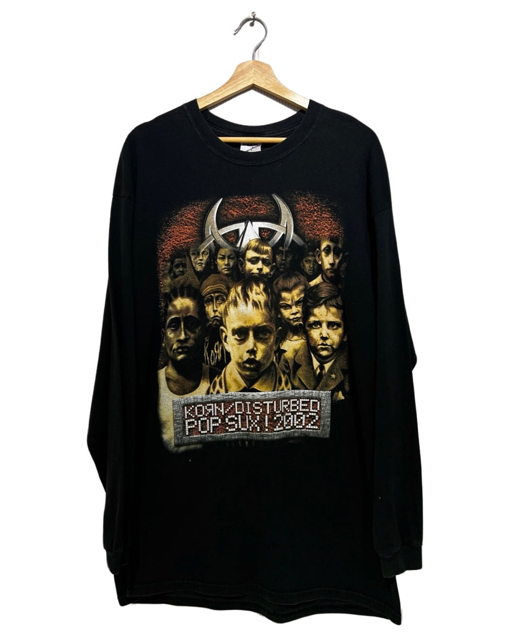 Vintage 2002 Korn x Disturbed Pop Sux Tour L/S Tee product image 1