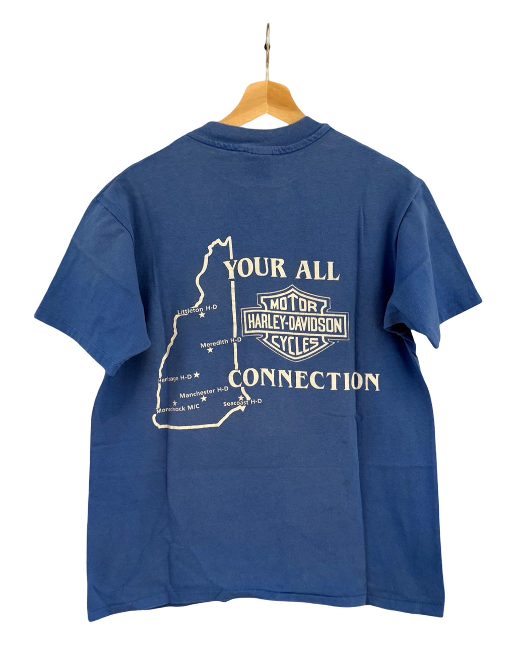 Vintage 1990 Harley Davidson State Rally New Hampshire Tee product image 2
