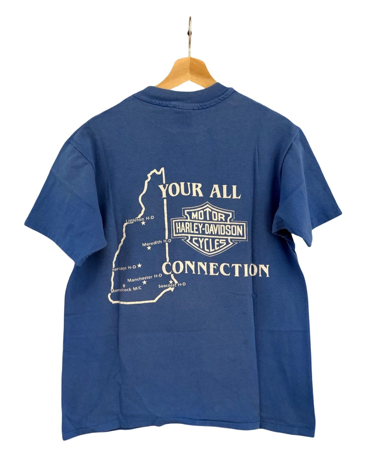 Vintage 1990 Harley Davidson State Rally New Hampshire Tee product image 2